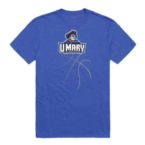 UMary Marauders College Basketball Tee T-Shirt - Royal, Medium