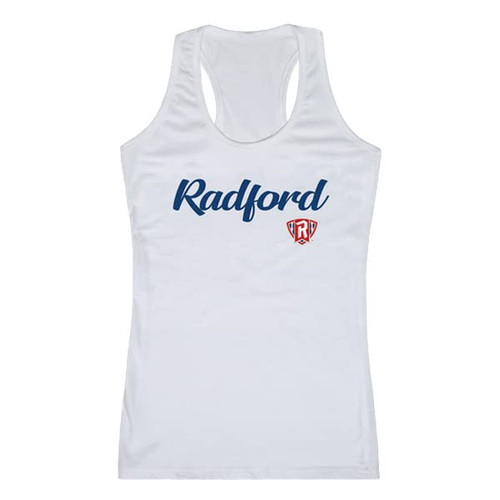 W Republic Radford University Highlanders Women's Script Tank Top Tee T-Shirt - White, XX-Large W Republic Radford University Highlanders Women's Script Tank Top Tee T-Shirt - White, XX-Large