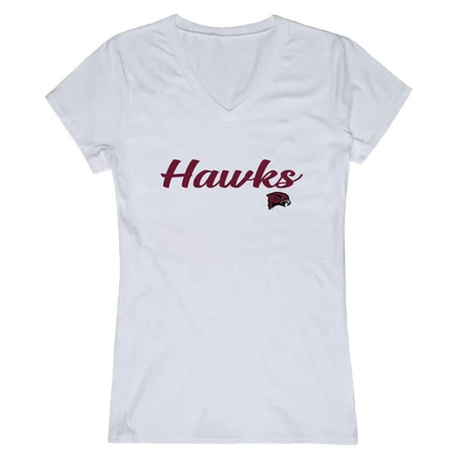 University of Maryland Eastern Shore Hawks Women's Script Tee T-Shirt - White, Medium