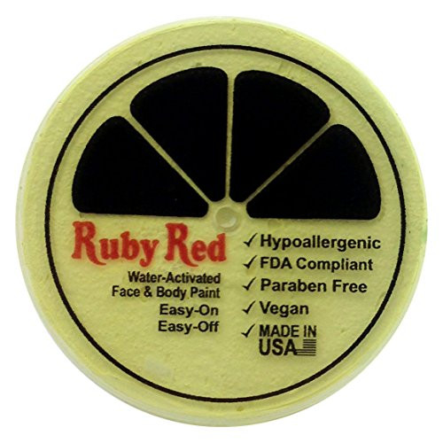 Ruby Red Paint Face Paint, 75ML - Pastel Yellow