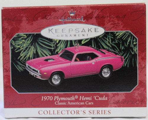 Hallmark Keepsake 1970 Plymouth Hemi 'Cuda 1998 Christmas Ornament