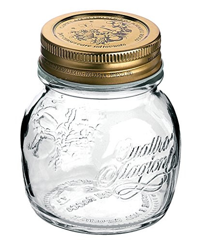 Bormioli Rocco Quattro Stagioni 8 1/2 Ounce Canning Jar, Set of 12