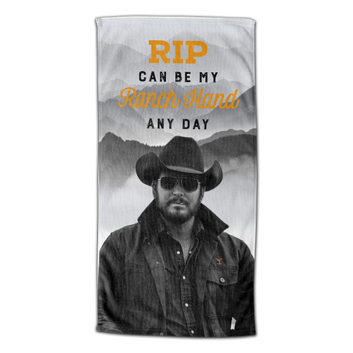 Northwest Yellowstone Beach Towel, 30" x 60", Rip Can Be My Ranchand
