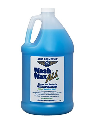 Aero Cosmetics Wet or Waterless Car Wash Wax 128 oz. Aircraft Quality Wash Wax for your Car RV & Boat. Guaranteed Best Waterless Wash on the Market