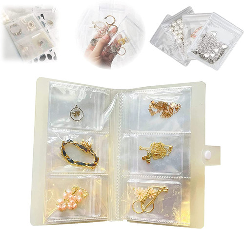 jewelry tools,Anti-Tarnishing Anti Oxidation Jewelry Storage Plastic Bags Anti Oxidation Jewelry Storage Bag Jewelry Travel Organizer with Pockets for Necklace Bracelets Earring