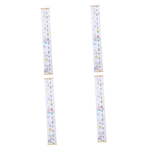 Totority 4 Sets Height Sticker Cartoon Stickers for Kids Kid Room Decor Hanging Wall Decor Wall Hanging Height Ruler Height Measuring rulers Growth Chart Height Chart for Kids Detachable