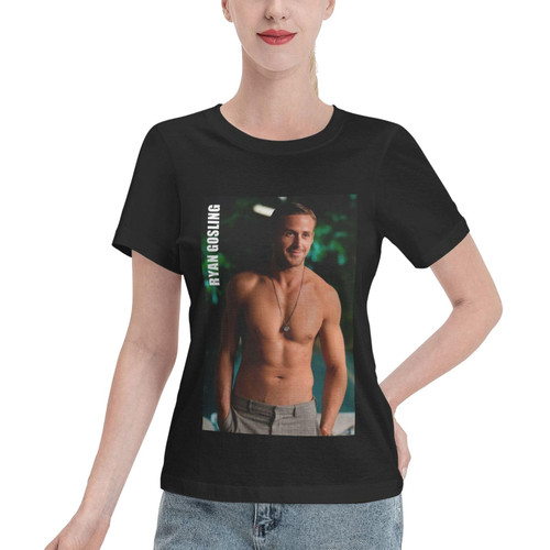 EMIGRESS Ryan Gosling Womens T Shirt Casual Cotton Short Sleeve Tee O-Neck Fashion Tshirt Medium Black EMIGRESS Ryan Gosling Womens T Shirt Casual Cotton Short Sleeve Tee O-Neck Fashion Tshirt Medium Black