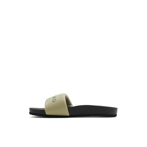 Billabong Women's Serenity Flat Sandal, Medium Green, 7
