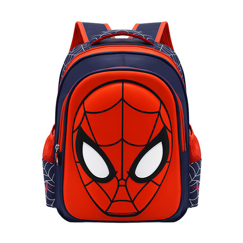 Toddler School Backpack 3D Comic Schoolbag Waterproof Lightweight Backpack for Elementary Student Schoolbag Kids (Navy M)