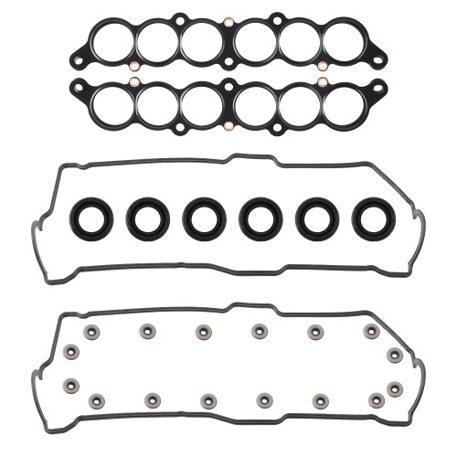 Dasbecan Engine Cylinder Valve Cover Gasket Compatible with 1995-2004 Toyota Tacoma 3.4L 2000-2004 Tundra 3.4L 1996-2002 4Runner 3.4L 1995-1998 T100 3.4L Gasket Set VS50422R 1717662040 VC203 MS 95899