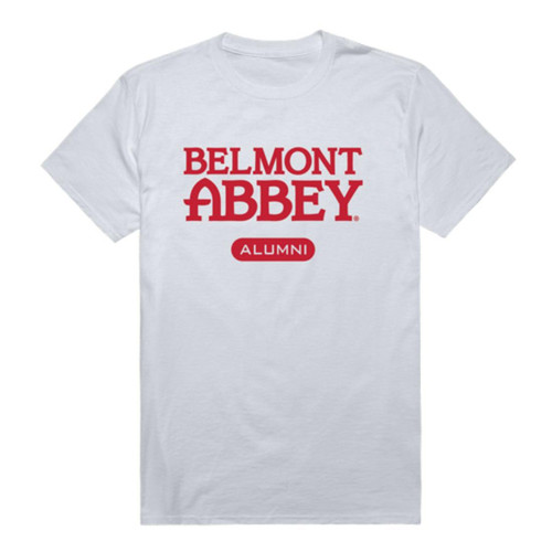W Republic Belmont Abbey College Crusaders Alumni T-Shirts White X-Large