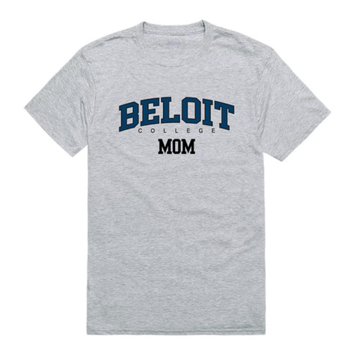 W Republic Beloit College Buccaneers Mom T-Shirt - Heather Grey, X-Large