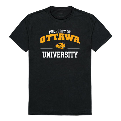 W Republic Ottawa University Braves Property Tee T-Shirt - Black, X-Large