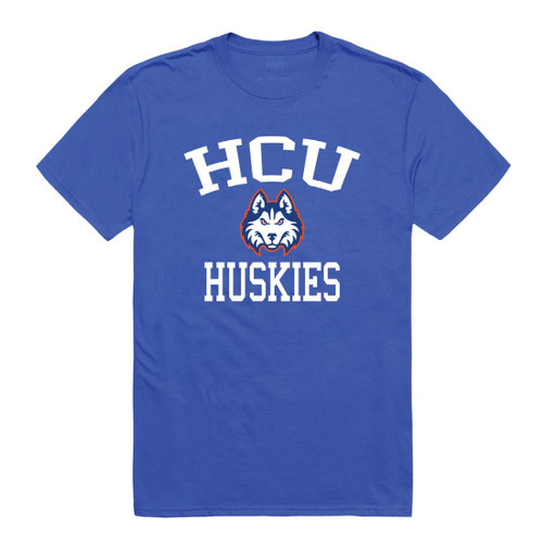 Houston Baptist University Huskies Arch Tee T-Shirt - Royal, XX-Large