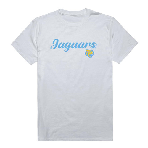 W Republic Southern University Jaguars Script Tee T-Shirt - White, X-Large W Republic Southern University Jaguars Script Tee T-Shirt - White, X-Large