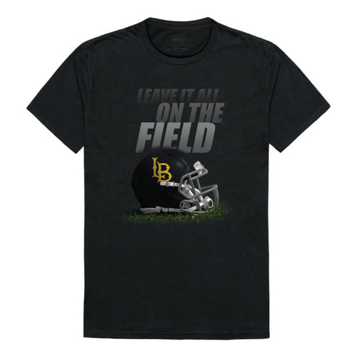W Republic CSULB California State University Long Beach Gridiron Tee T-Shirt - Black, XX-Large