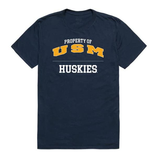 W Republic University of Southern Maine Huskies Property College T-Shirt - Navy, Large