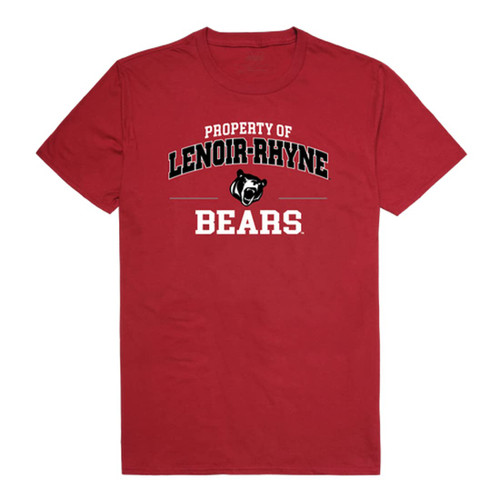 Lenoir-Rhyne University Bears Property Tee T-Shirt - Cardinal, XX-Large