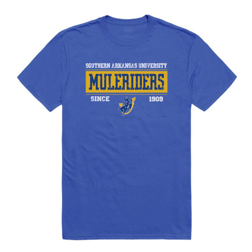 Southern Arkansas University Muleriders Established Tee T-Shirt - Royal, XX-Large