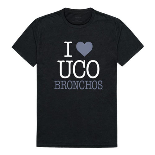 I Love University of Central Oklahoma Bronchos Tee T-Shirt - Black, X-Large