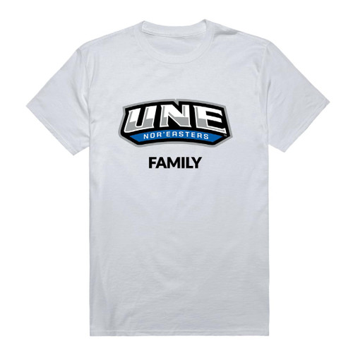 University of New England Nor'Easters Family Tee T-Shirt - White, X-Large