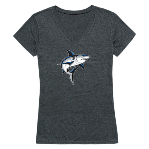 NSU Nova Southeastern University Sharks Womens Cinder T-Shirt Heather Charcoal XX-Large NSU Nova Southeastern University Sharks Womens Cinder T-Shirt Heather Charcoal XX-Large