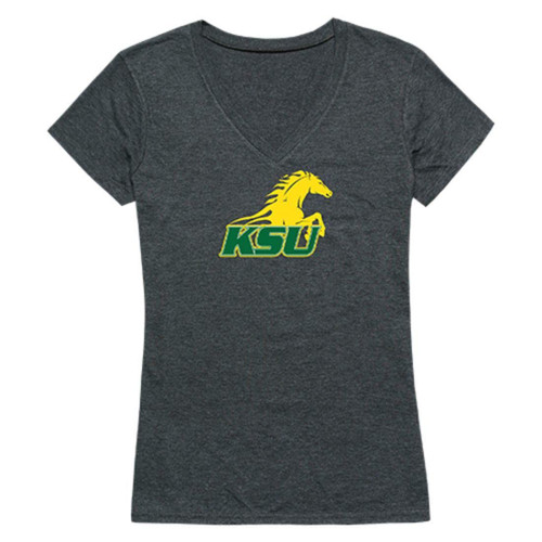 KYSU Kentucky State University Thorobreds Womens Cinder T-Shirt Heather Charcoal X-Large KYSU Kentucky State University Thorobreds Womens Cinder T-Shirt Heather Charcoal X-Large