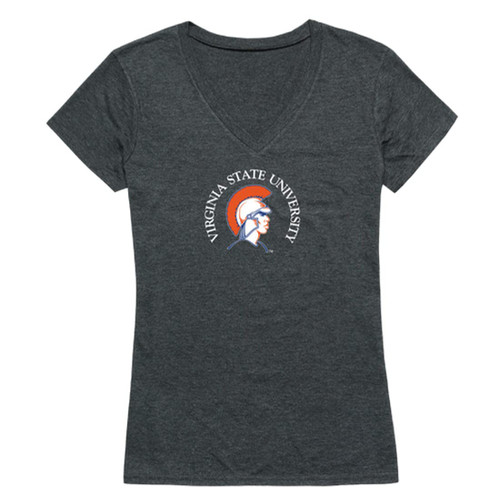 Virginia State University Trojans Women's Cinder Tee T-Shirt - Heather Charcoal, X-Large Virginia State University Trojans Women's Cinder Tee T-Shirt - Heather Charcoal, X-Large