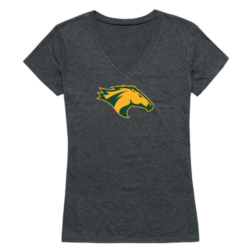 W Republic Cal Poly Pomona Broncos Women's Cinder Tee T-Shirt - Heather Charcoal, XX-Large