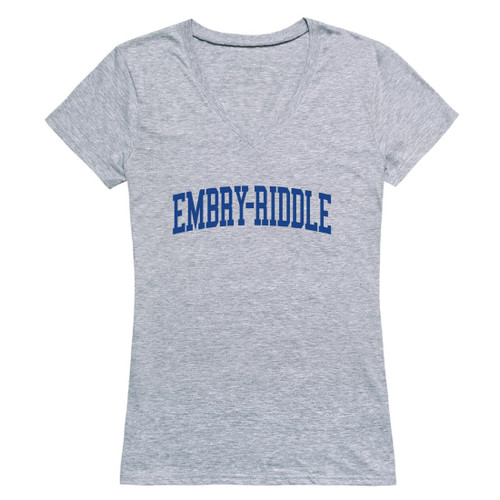 Embry-Riddle Aeronautical University Womens Game Day T-Shirt Tee - Heather Grey, X-Large