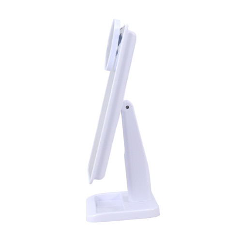 FOMIYES 20 Vanity Mirror LED Light Mirror LED Makeup Mirror Touch Makeup Mirror Magnifying LED Lighted Mirror Vanity Mirror with Lights LED Mirror Beauty Mirror White Make up Girl