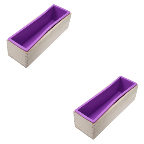 SEWACC 2pcs Soap Molds Soap Loaf Mold Rectangular Soap Mold Cake Mold DIY Soap Tools Daily Necessities Handmade Soap