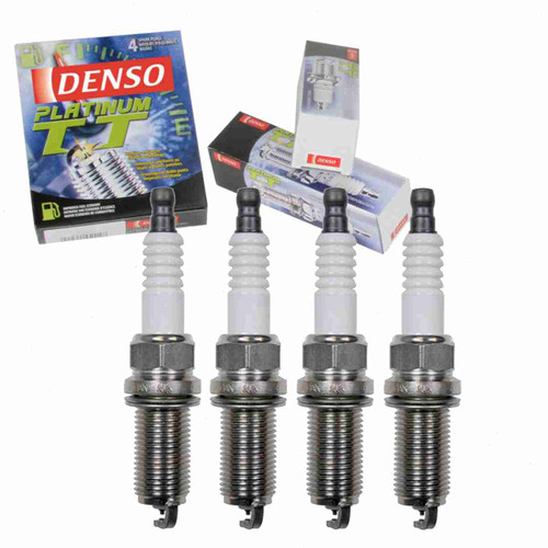 4 pc DENSO Platinum TT Spark Plugs compatible with Toyota Camry 2.5L L4 2010-2017