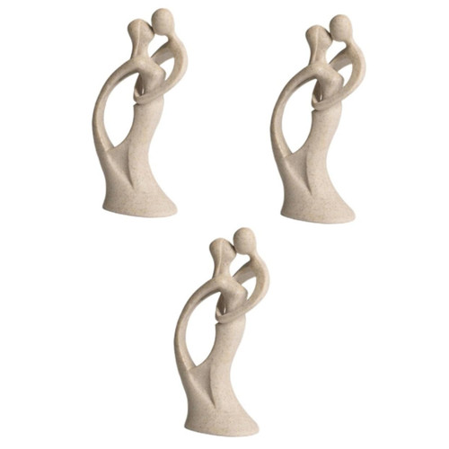 ARTIBETTER 3pcs Character Ornament Hugging Couple Statue Love Statue Statues of Lovers Couple Figure Abstract Couple Statue Modern Decor Human Couple Figurine Resin Miniature Bride Dashboard ARTIBETTER 3pcs Character Ornament Hugging Couple Statue Love Statue Statues of Lovers Couple Figure Abstract Couple Statue Modern Decor Human Couple Figurine Resin Miniature Bride Dashboard
