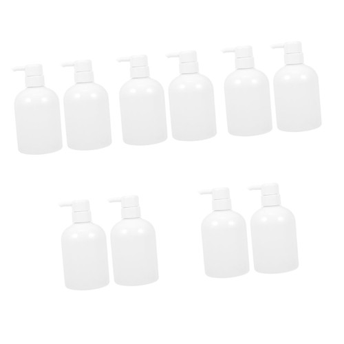 Cabilock 10 pcs Lotion Bottle Body wash Empty Bottle soap Pump Bottle refillable Shampoo Bottles soap Bottle Dispenser Hand Lotion Pump Dispenser The pet White handwashing Fluid Liquid