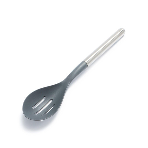 Sur La Table Nonstick Slotted Spoon, Gray