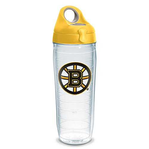 Tervis 1230906 NHL Boston Bruins Primary Logo Tumbler with Emblem and Yellow Lid 24oz Water Bottle, Clear Tervis 1230906 NHL Boston Bruins Primary Logo Tumbler with Emblem and Yellow Lid 24oz Water Bottle, Clear