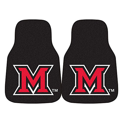 FANMATS NCAA Miami University RedHawks Nylon Face Carpet Car Mat FANMATS NCAA Miami University RedHawks Nylon Face Carpet Car Mat
