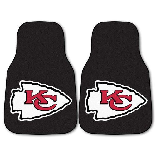 FANMATS NFL Kansas City Chiefs Nylon Face Carpet Car Mat FANMATS NFL Kansas City Chiefs Nylon Face Carpet Car Mat
