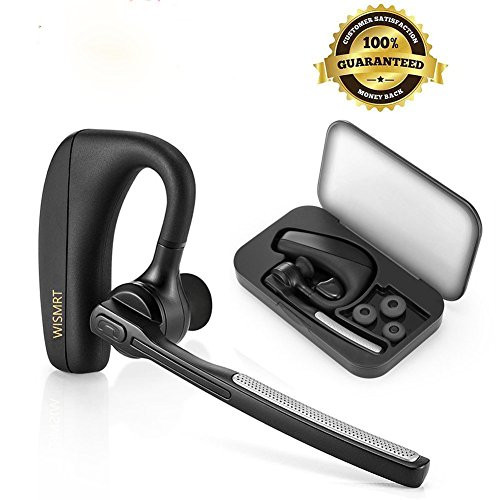 Bluetooth Headset, Wireless Bluetooth Earpiece Earbuds 9 Hours Playtime Stereo Noise Cancelling Mic, V4.1 HandsFree Headphone Car Earphone for iPhone Samsung Android Cell Phone Driving Business Bluetooth Headset, Wireless Bluetooth Earpiece Earbuds 9 Hours Playtime Stereo Noise Cancelling Mic, V4.1 HandsFree Headphone Car Earphone for iPhone Samsung Android Cell Phone Driving Business