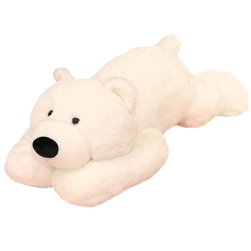 Doireum Weighted Stuffed Animals, 3.3 lbs Weighted Polar Bear Stuffed Animal Toy White Bear Weighted Plush Animals Throw Pillow Gifts for Boys Girls, 19.6 inch Doireum Weighted Stuffed Animals, 3.3 lbs Weighted Polar Bear Stuffed Animal Toy White Bear Weighted Plush Animals Throw Pillow Gifts for Boys Girls, 19.6 inch