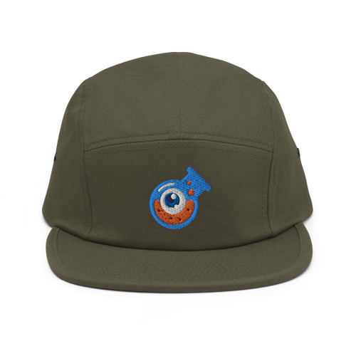 Hogue WS LLC Halloween Potion Hat (Embroidered Five Panel Cap) Kawaii Halloween Hats Olive