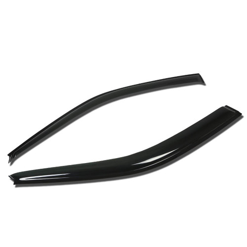 Compatible with Honda Civic EJ/EM 2DR 2pcs Tape-On Window Visor Deflector Rain Guard