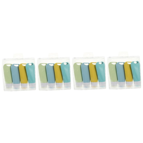 Beavorty 16 Pcs lotion bottle travel bottles toiletries silicone refillable bottles travel containers silicone shampoo travel toiletry travel dispenser small travel bottles silicone bottles