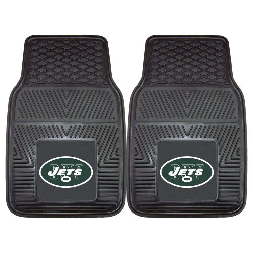 FANMATS NFL New York Jets Vinyl Heavy Duty Car Mat FANMATS NFL New York Jets Vinyl Heavy Duty Car Mat