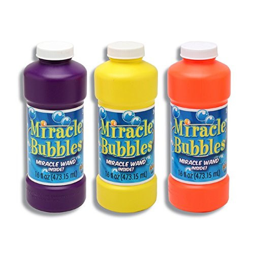 Imperial Toy 06065 16 Oz Miracle Bubbles Assorted Colors