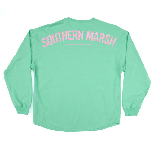 Southern Marsh, Original Rebecca Jersey, Bimini Green with Pink, Medium