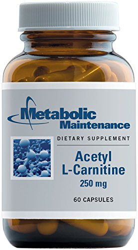 Metabolic Maintenance - Acetyl L-Carnitine - 250 mg, Antioxidant + Cognitive Support, 60 Capsules