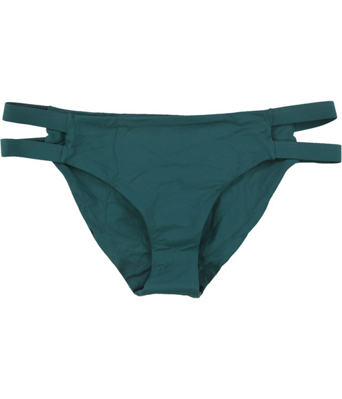 Tavik Womens Chloe Side Straps Bikini Swim Bottom, Green, Medium