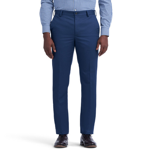 IZOD Men's American Chino Flat-Front Straight-Fit Pants, Navy, 31W x 30L